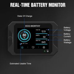 Eco Worthy 300A battery monitor for LiFePo4 Lithium and AGM batteries