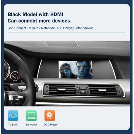 Wireless Carplay for BMW Series 5 7 & GT 2009-2020 with Android Mirror Airplay Carplay Function