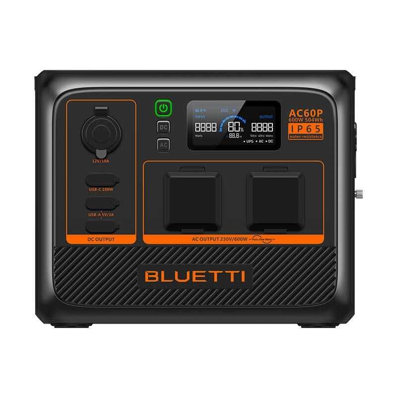 BLUETTI AC60P Portable Power Station | 600W 504Wh - EU