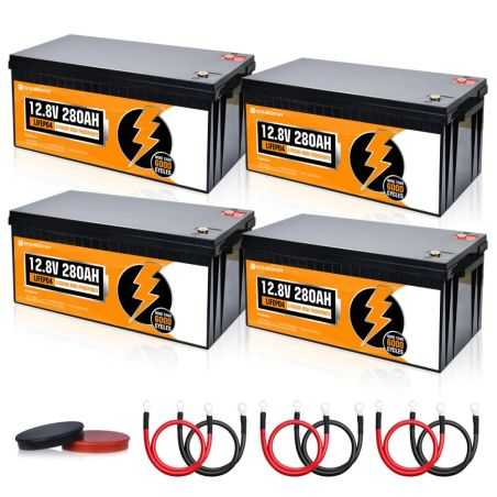 Eco Worthy 12V 280Ah battery with BMS